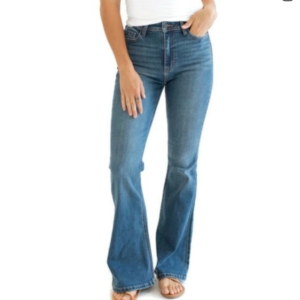 CJLA Austin Flare Jeans In Medium Wash 15(US 32)